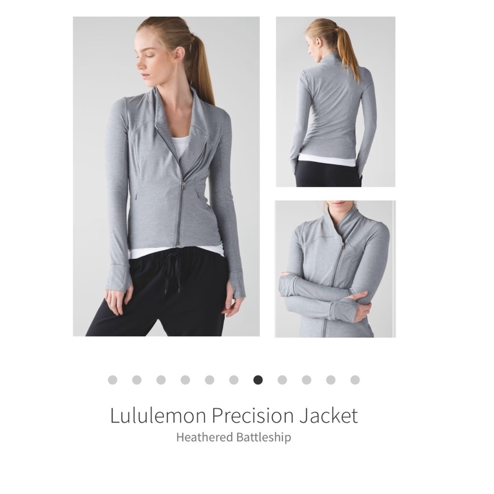 Lululemon Precision Jacket. Asymmetrical Zipper. … - image 1